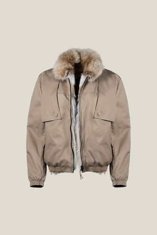 Coyote Bomber Jacket — Khaki