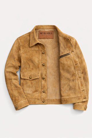 Texas Sping Evening Lightweight Suede Jacket