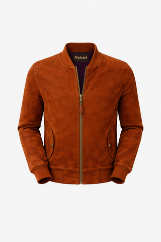 tobacco Suede Bomber